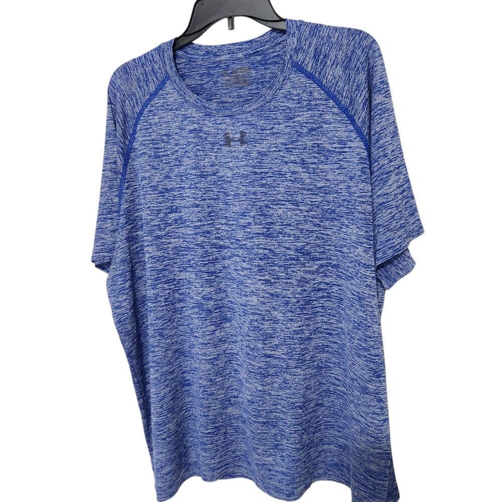Under Armour Tshirt Size 1X Blue Lightweight Short Sleeve Athletic